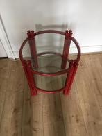 Faux bamboo tafeltje, 45 tot 60 cm, Minder dan 55 cm, Gebruikt, Rond