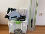 Festool TS 55 REBQ met geleider, Ophalen of Verzenden, 1200 watt of meer, Invalzaag, 30 tot 70 mm