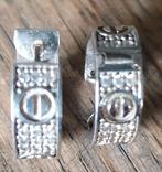Zilveren Cartier oorringen Nieuw, Ophalen of Verzenden, Nieuw, Zilver, Zilver