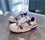 LOUIS VUITTON Trainer Maxi little fat tin lederen logo krale, Blauw, Nieuw, Ophalen of Verzenden, Sneakers of Gympen