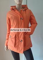 Airforce harvest pumpkin oranje parka regenjas S / EU 36, Airforce, Nieuw, Oranje, Ophalen of Verzenden