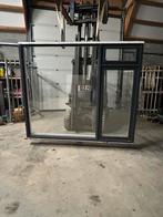Raam kozijn hardhout antraciet, Doe-het-zelf en Verbouw, Kozijnen en Schuifpuien, Ophalen, Raamkozijn, Zo goed als nieuw, 75 tot 150 cm