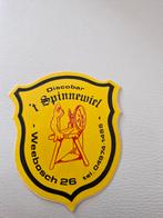 1990 Discobar 't Spinnewiel Sticker - Vintage, Ophalen of Verzenden, Gebruikt, Overige typen