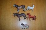 Paarden 5 totaal waarvan 2 van Schleich, Ophalen of Verzenden, Zo goed als nieuw
