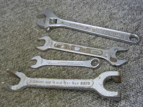 Steek / verstelbare moer sleutels. 4 stuks. o.a. Gedore, Auto diversen, Autogereedschap, Gebruikt, Verzenden