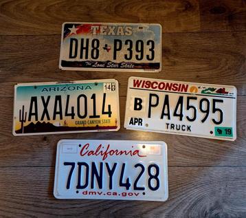 USA license plates 7,50 per stuk beschikbaar voor biedingen