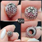 Pandora aardbei, Ophalen of Verzenden, Zo goed als nieuw, Zilver, Pandora