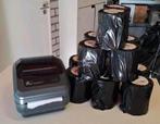 Zebra GK420d Labelprinter – Incl. 13 rollen, adapter en USB, Computers en Software, Labelprinters, Ophalen of Verzenden, Zo goed als nieuw