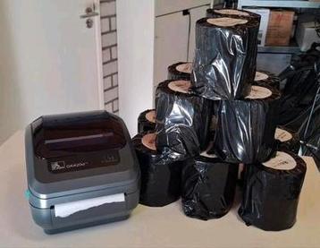 Zebra GK420d Labelprinter – Incl. 13 rollen, adapter en USB  beschikbaar voor biedingen