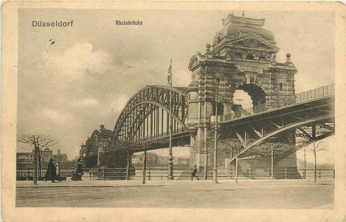 (381-117-027) Düsseldorf Rheinbrücke, Verzamelen, Ansichtkaarten | Buitenland, Duitsland, Verzenden