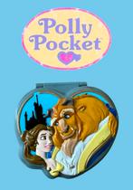 Vintage Polly Pocket – Disney’s Beauty and the Beast 1995, Ophalen of Verzenden, Gebruikt