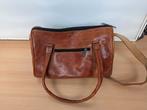 Vintage leren tassen: Schooltas & Dokterstas, Ophalen of Verzenden, Gebruikt, Bruin, Handtas