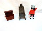 Playmobil Koning met troon en schatkist met goud, Kinderen en Baby's, Speelgoed | Playmobil, Ophalen, Gebruikt, Los playmobil