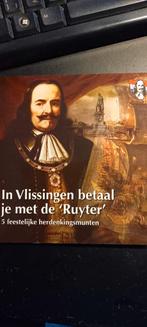 Munt set Michiel de Ruyter, Postzegels en Munten, Setje, Overige waardes, Ophalen of Verzenden
