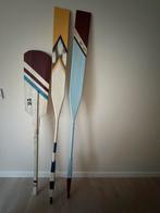 3 houten deco peddels varsity roeien, Ophalen, Zo goed als nieuw