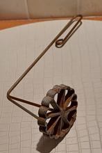 Vintage wafelijzer/ rozetijzer / kniepertjesijzer, Ophalen of Verzenden, Gebruikt