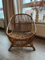 Rotan stoel, Huis en Inrichting, Ophalen, Zo goed als nieuw, Bruin, Eén