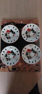 Mason's Christmas Village Wedgwood gebaksbordjes nieuw 1983, Nieuw, Ophalen of Verzenden, Bord(en), Wedgwood