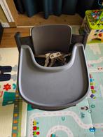 stokke tripp trapp donker grijs + stoel verkleiner + tugje, Kinderen en Baby's, Kinderstoelen, Ophalen, Zo goed als nieuw, Meegroeistoel