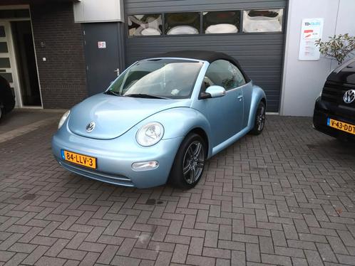 Volkswagen Beetle Cabrio 2003 Blauw, Leuk en technisch goed!, Auto's, Volkswagen, Bedrijf, Beetle (Kever), ABS, Airbags, Airconditioning
