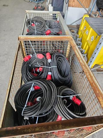 Grote partij krachtstroomkabel 400 Volt, 25 Meter, 5x4mm2 beschikbaar voor biedingen