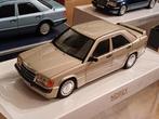 Norev Mercedes W201 190E 2.3-16 Rauchsilber, Ophalen of Verzenden, Zo goed als nieuw, Auto, Norev