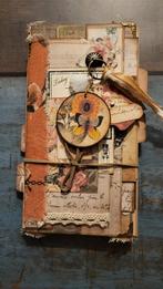 Handgemaakt Junk Journal - Flip Flop Thema, Hobby en Vrije tijd, Ophalen of Verzenden, Nieuw, Album of Boek, Overige merken