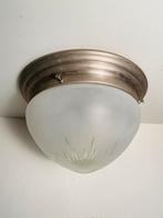 Giso plafondlamp / plafonnière Coupe 25, Gebruikt, Jaren 30 stijl, Ophalen of Verzenden, Glas