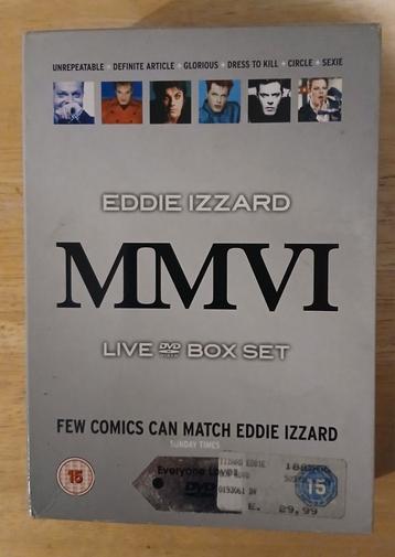 6 dvd set eddie izzard beschikbaar voor biedingen