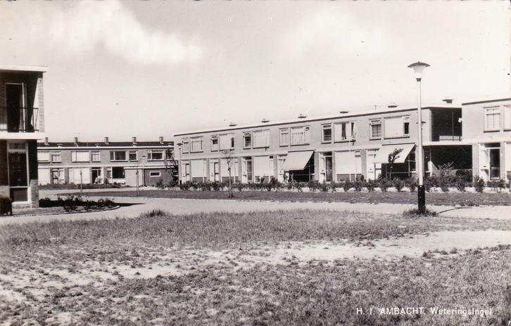 01963 Hendrik Ido Ambacht - Weteringsingel - 1964, Verzamelen, Ansichtkaarten | Nederland, Ongelopen, Zuid-Holland, 1960 tot 1980