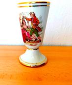 Limoges vaas porselein blad goud gesigneerd, Antiek en Kunst, Antiek | Vazen, Verzenden