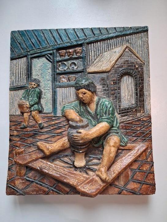 Keramieken Westraven tegel, Utrecht Holland, Antiek en Kunst, Antiek | Keramiek en Aardewerk, Ophalen of Verzenden