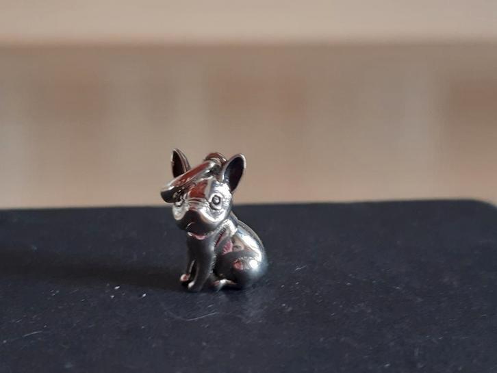 Franse bulldog bedel / charm / kettinghanger, Sieraden, Tassen en Uiterlijk, Bedels, Nieuw, Overige merken, Overige materialen