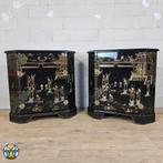 2 vintage Chinese  kastjes / oosters dressoir met lades, Gebruikt, ., Vintage / Chinoiserie / bohemian/ Aziatisch/ Chinees / Japans