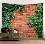Stenen Muur Met Klimop Wandkleed Wand Kleed Steen Muurkleed, Verzenden, Nieuw, Rechthoekig