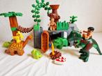 Duplo dinosaurus T-rex dino's dinosaurussen met grot, Ophalen of Verzenden, Gebruikt, Duplo