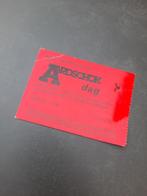 oud Ardschok dag 1989 Arnhem Queensryche concert kaartje, Ophalen of Verzenden