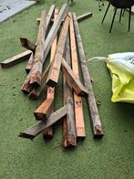 Douglas Houten Palen - Gebruikt, Doe-het-zelf en Verbouw, Hout en Planken, Gebruikt, Ophalen of Verzenden, 200 tot 250 cm, 50 mm of meer