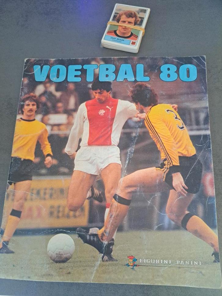 Panini Voetbal 80 Album + Losse Stickers, Verzamelen, Sportartikelen en Voetbal, Gebruikt, Boek of Tijdschrift, Overige binnenlandse clubs