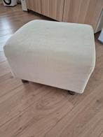 Ecru kleurige hocker van Ikea. Afm 55x55x37, Ophalen, Gebruikt, Rechthoekig
