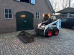 Bobcat 743, schranklader met bak en lepels, Zakelijke goederen, Machines en Bouw | Kranen en Graafmachines, Ophalen, Wiellader of Shovel