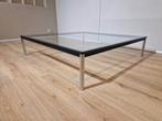 Cassina LC10-P - Salontafel - Zwart Frame - Glas - Design, Huis en Inrichting, Voltastraat 21, Barneveld, Vierkant, Cassina, Ophalen of Verzenden