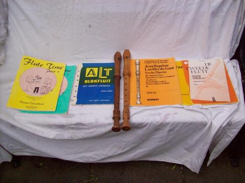 Bladmuziek les altblokfluit plus 2 x altblokfluit, Muziek en Instrumenten, Bladmuziek, Zo goed als nieuw, Les of Cursus, Klassiek