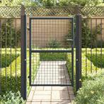 Gaaspoort 100x175 cm gegalvaniseerd staal grijs, Tuin en Terras, Tuinhekken en Hekwerk, Ophalen of Verzenden, Nieuw, IJzer