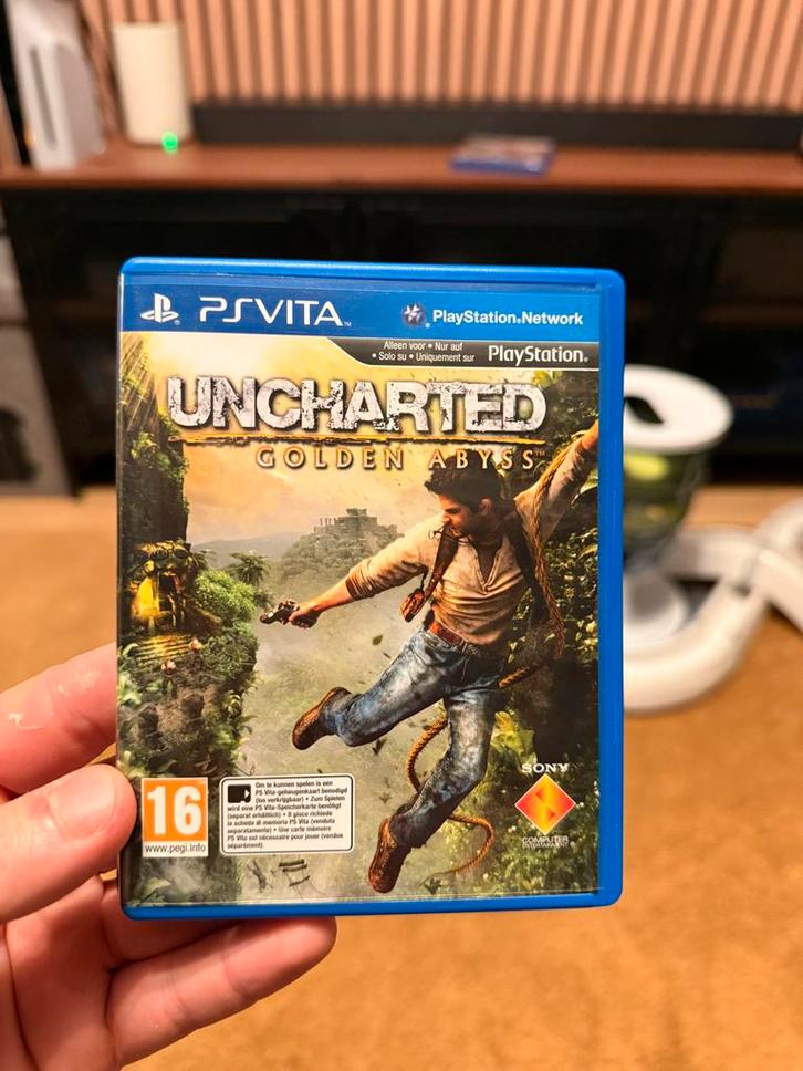 Uncharted Golden Abyss - PS Vita, Spelcomputers en Games, Games | Sony PlayStation Vita, Zo goed als nieuw, Avontuur en Actie