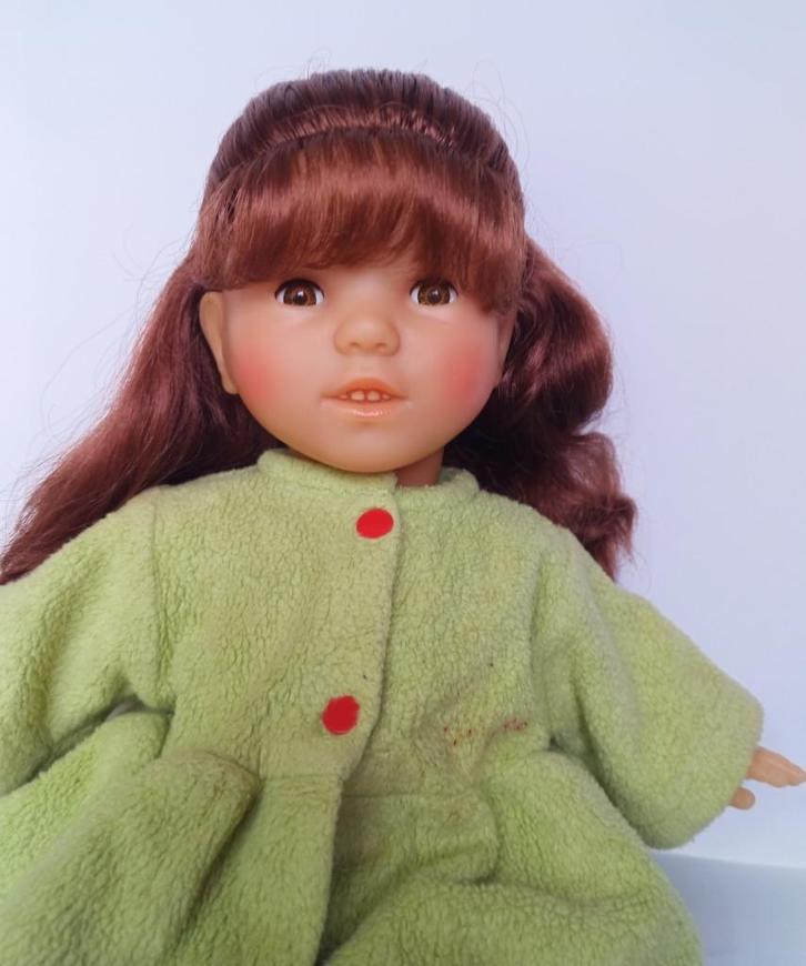 Corolle pop 36cm rossig lachend, Verzamelen, Poppen, Zo goed als nieuw, Pop, Ophalen of Verzenden