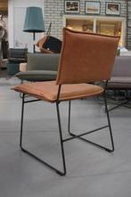 3 x luxe eetkamerstoel NORMAN Jess Design leer Sadie Camel, Huis en Inrichting, Stoelen, Ophalen, Zo goed als nieuw, Leer, Drie