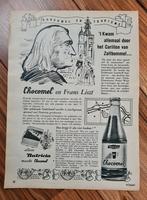 1960 NUTRICIA CHOCOMEL 34cm advertentie, Ophalen of Verzenden, Gebruikt, Overige typen