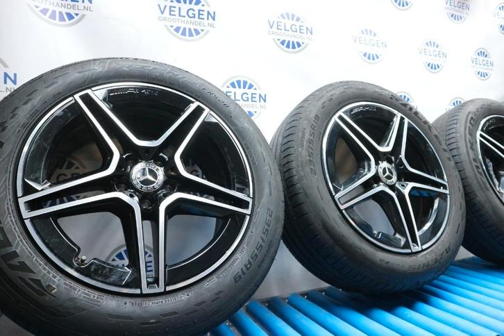 Mercedes GLC AMG velgen 19 inch origineel + zomerbanden, Auto-onderdelen, Banden en Velgen, Banden en Velgen, Zomerbanden, 19 inch