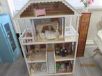 POPPENHUIS KIDKRAFT 124 HOOG ZGAN, Ophalen, Zo goed als nieuw, Poppenhuis